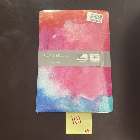 MacBook Air 13” rainbow watercolor design shell case - Picture 3 of 3